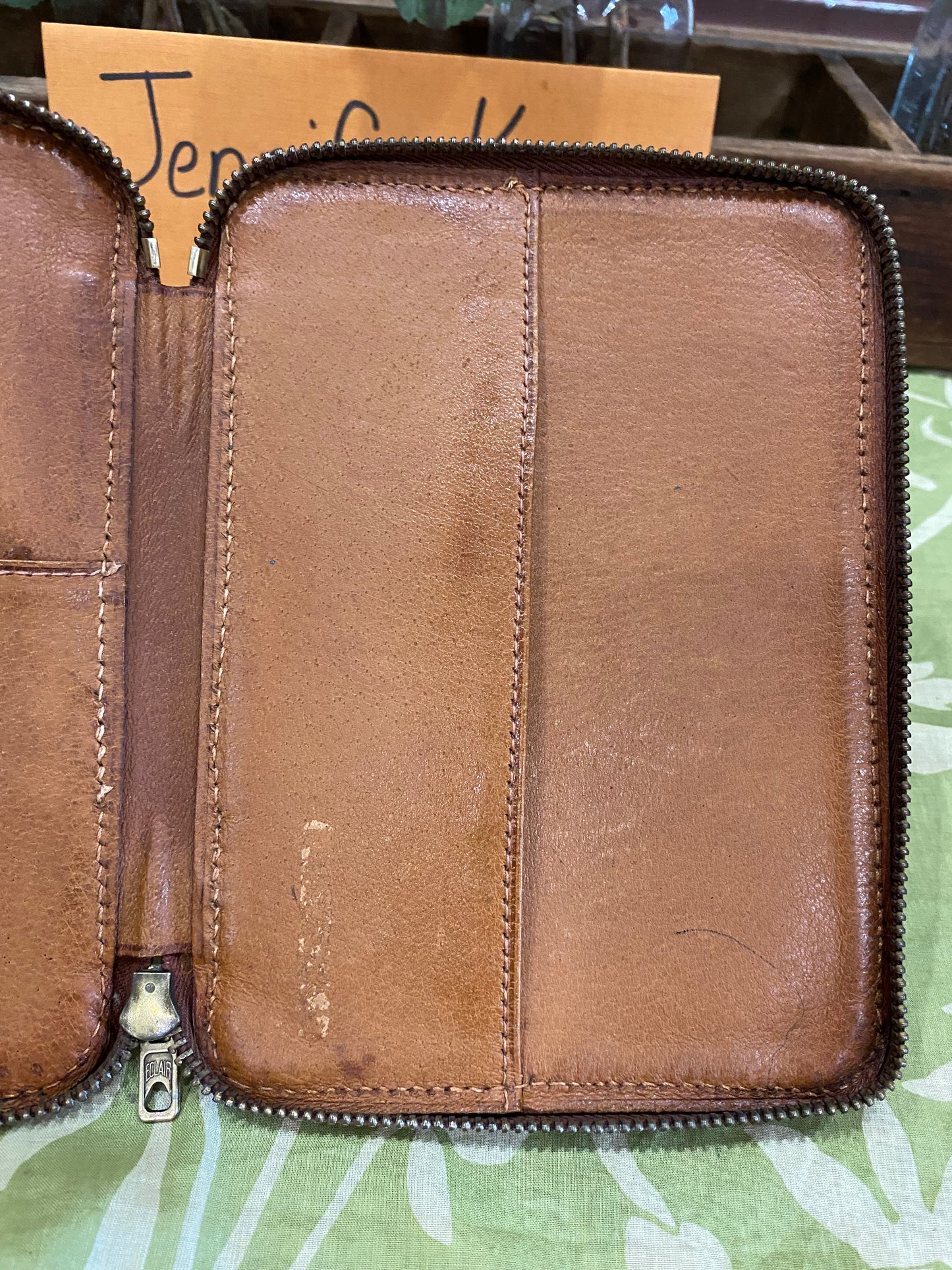 Vintage Zip Around Passport Cover