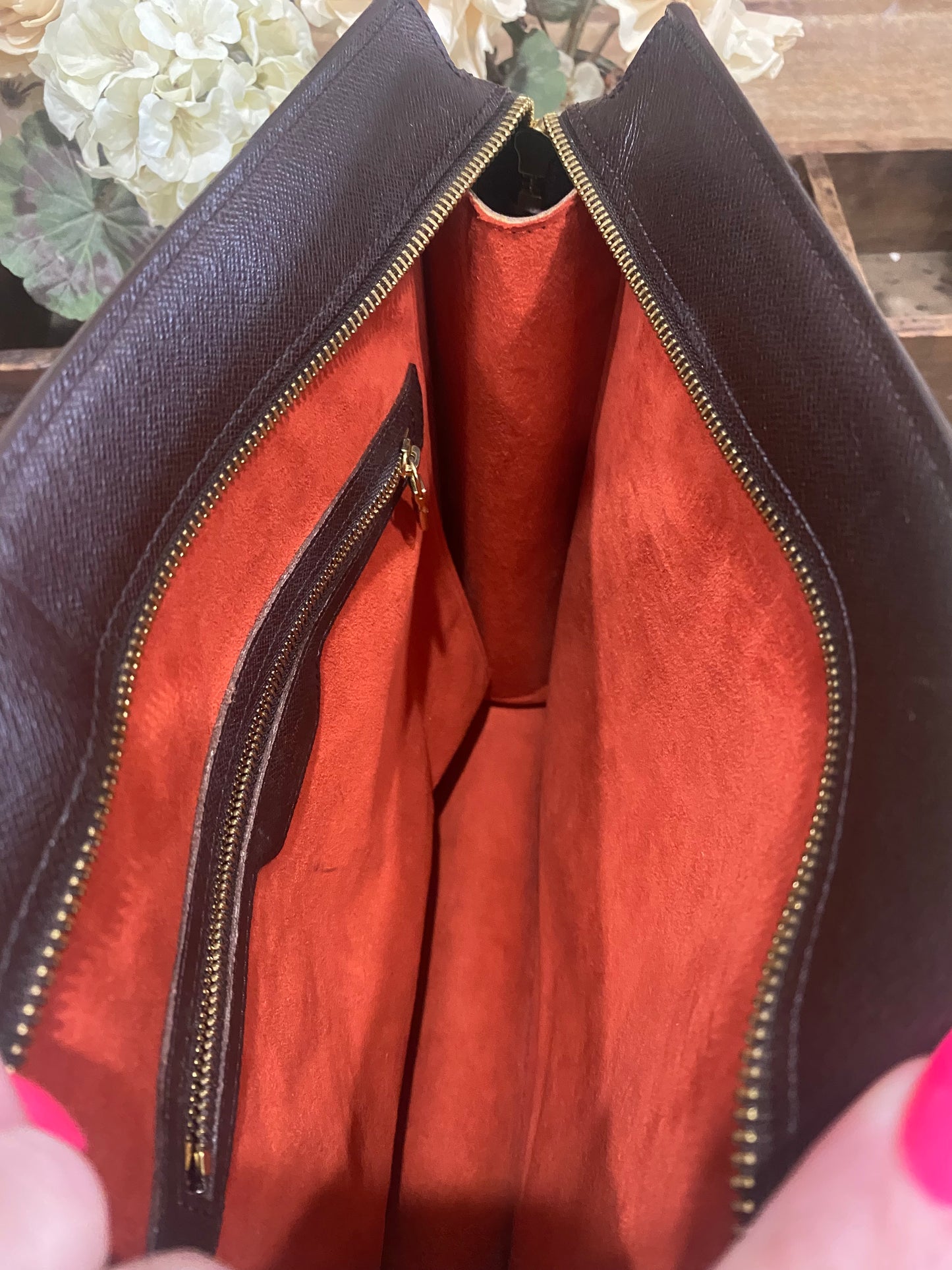 Venice PM Sac Plat in Damier Ebene