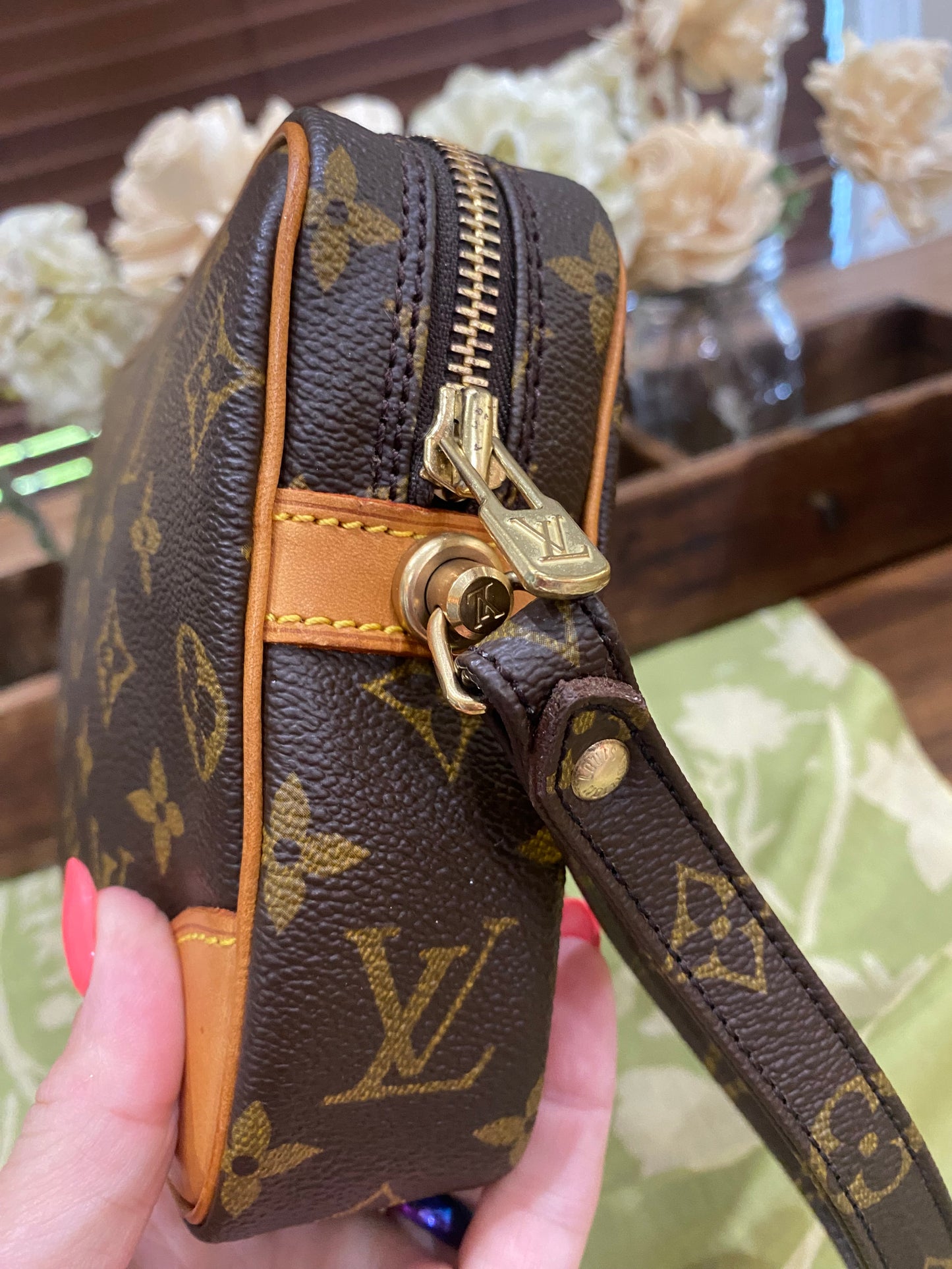 Vintage Marly Dragonne Wristlet Clutch