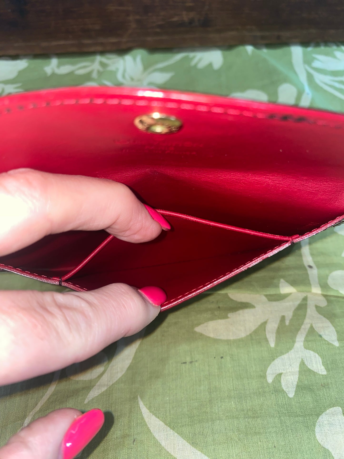 Vernis Envelope Plate Pouch (black)