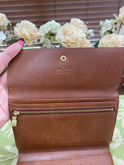 Vintage Passport Wallet Clutch