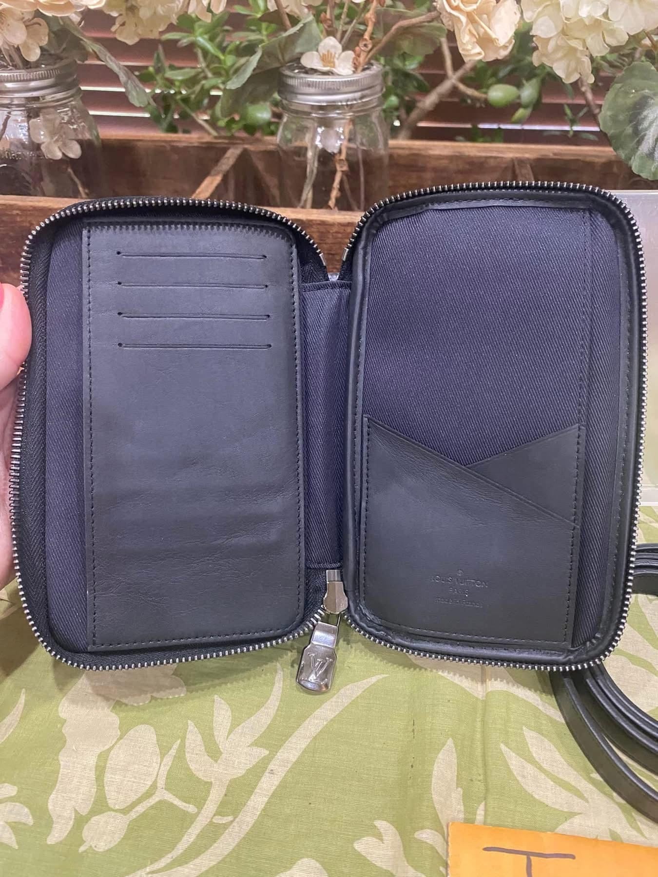 Reverse Monogram Eclipse Double Phone Pouch