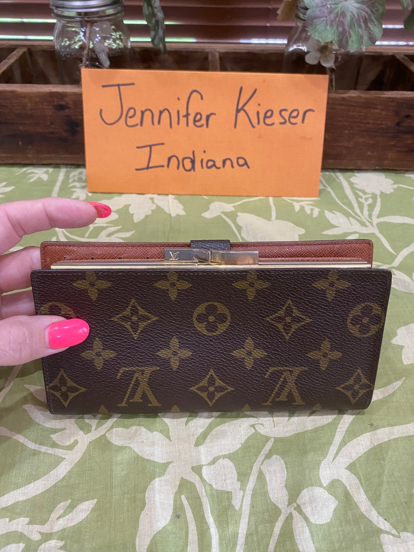 Vintage Kisslock Long Wallet