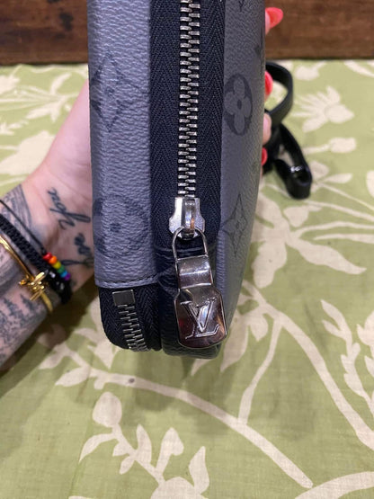 Reverse Monogram Eclipse Double Phone Pouch