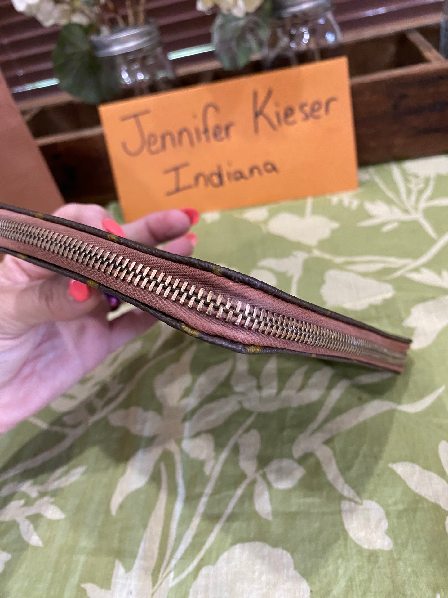 Vintage Zip Around Passport Cover