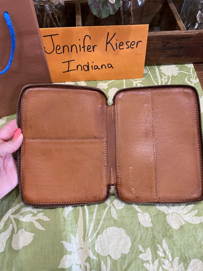Vintage Zip Around Passport Cover