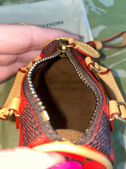 Damier Pop Mini Speedy Bag Charm