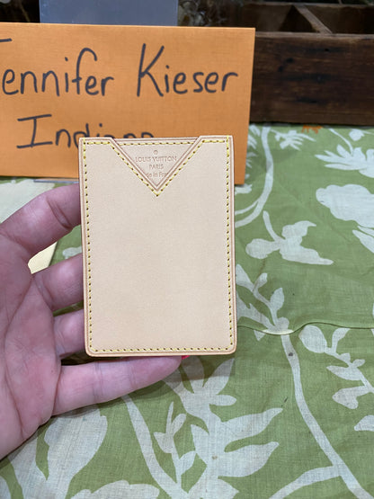 Vachetta Credit Card Case