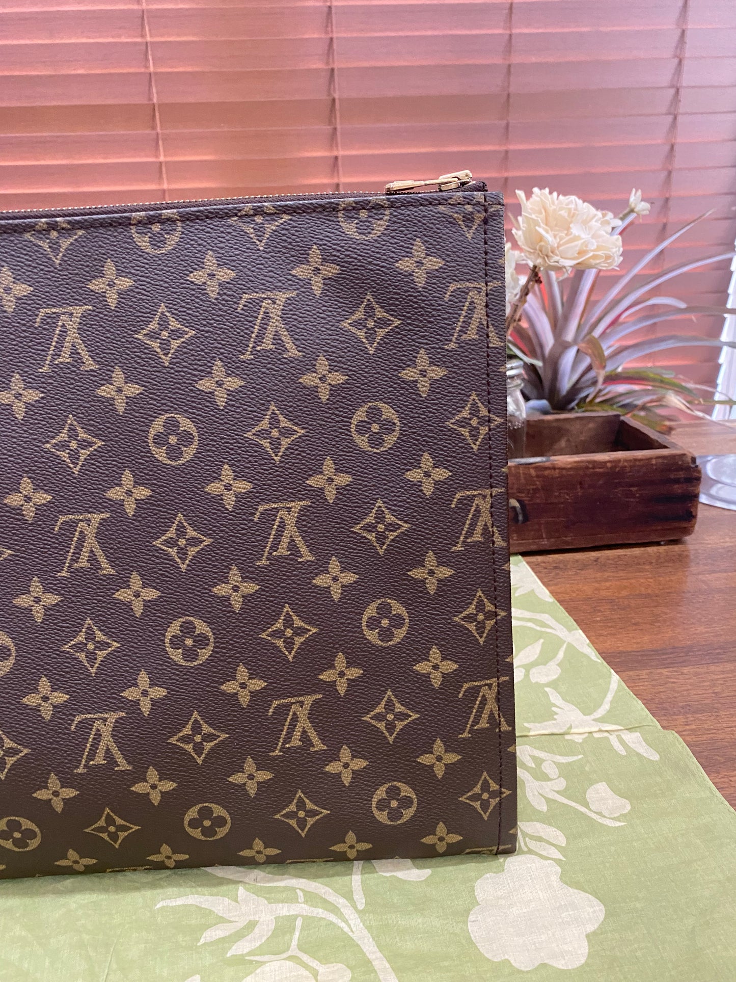 Vintage Porte Document Portfolio Clutch