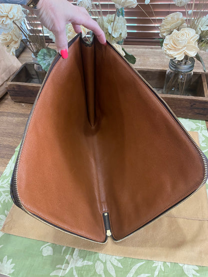 Vintage Porte Document Portfolio Clutch