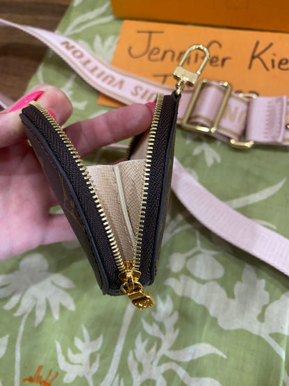 NEW Jacquard Removable Adjustable Strap and Coin Pouch