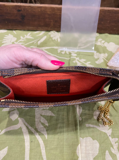 Bucket Pouch PM in DE print-comes with original wristlet strap