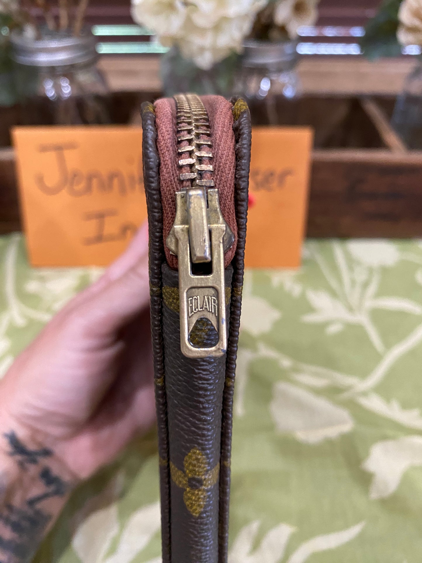 Vintage Zip Around Passport Cover