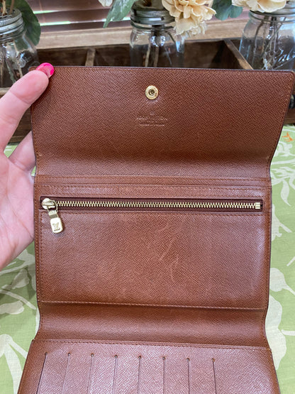Vintage Passport Wallet Clutch