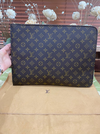 Vintage Porte Document Portfolio Clutch