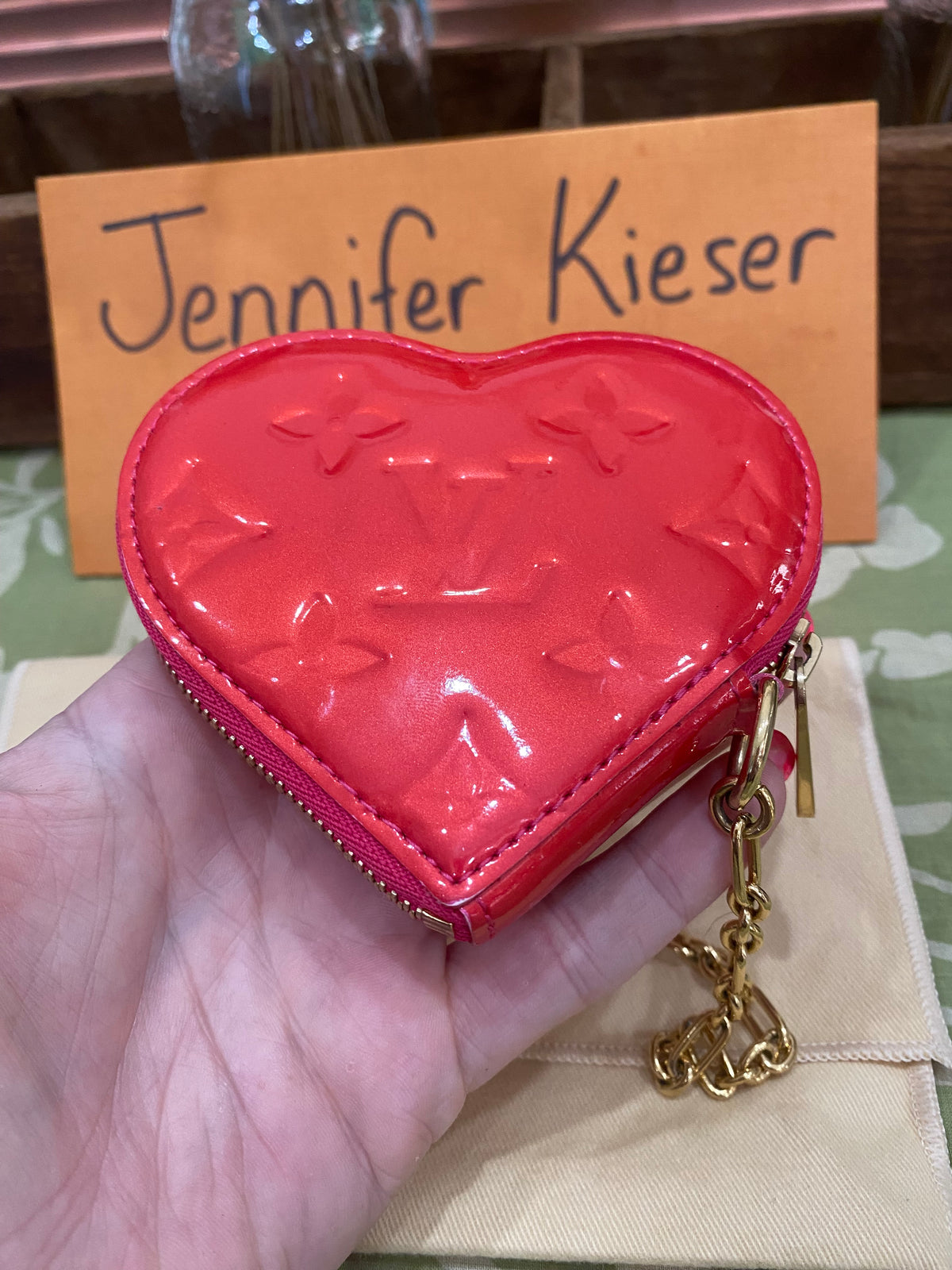 Vernis Porte Monnaie Heart Coin Purse/Bag Charm