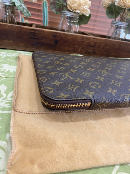 Vintage Porte Document Portfolio Clutch