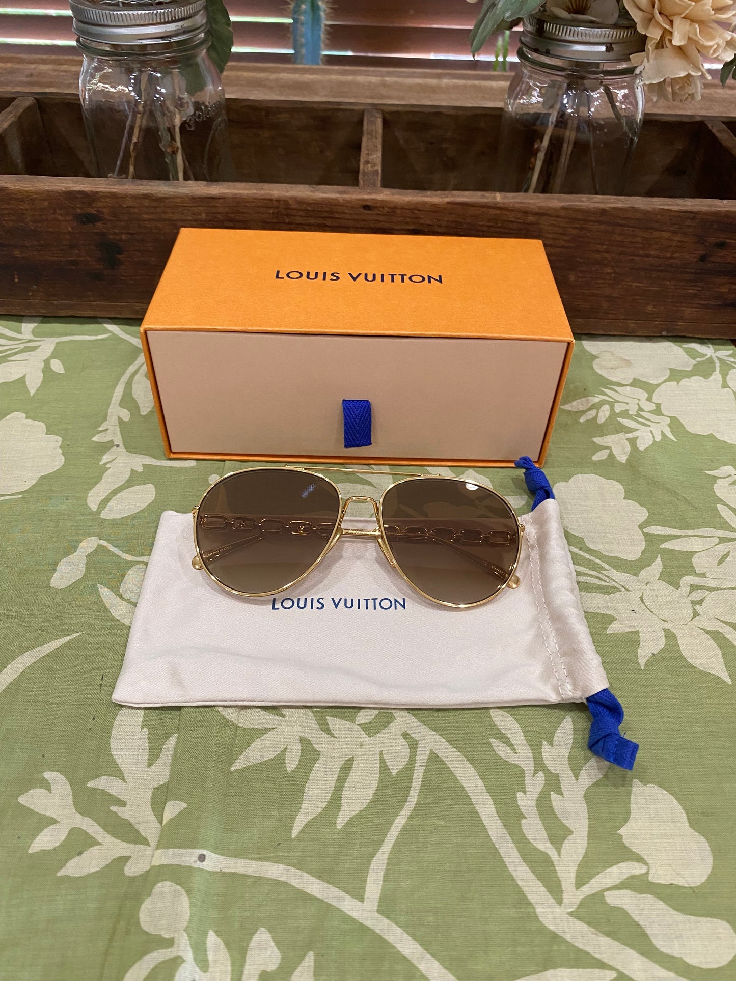 NEW My Chain Pilot Aviator Sunglasses