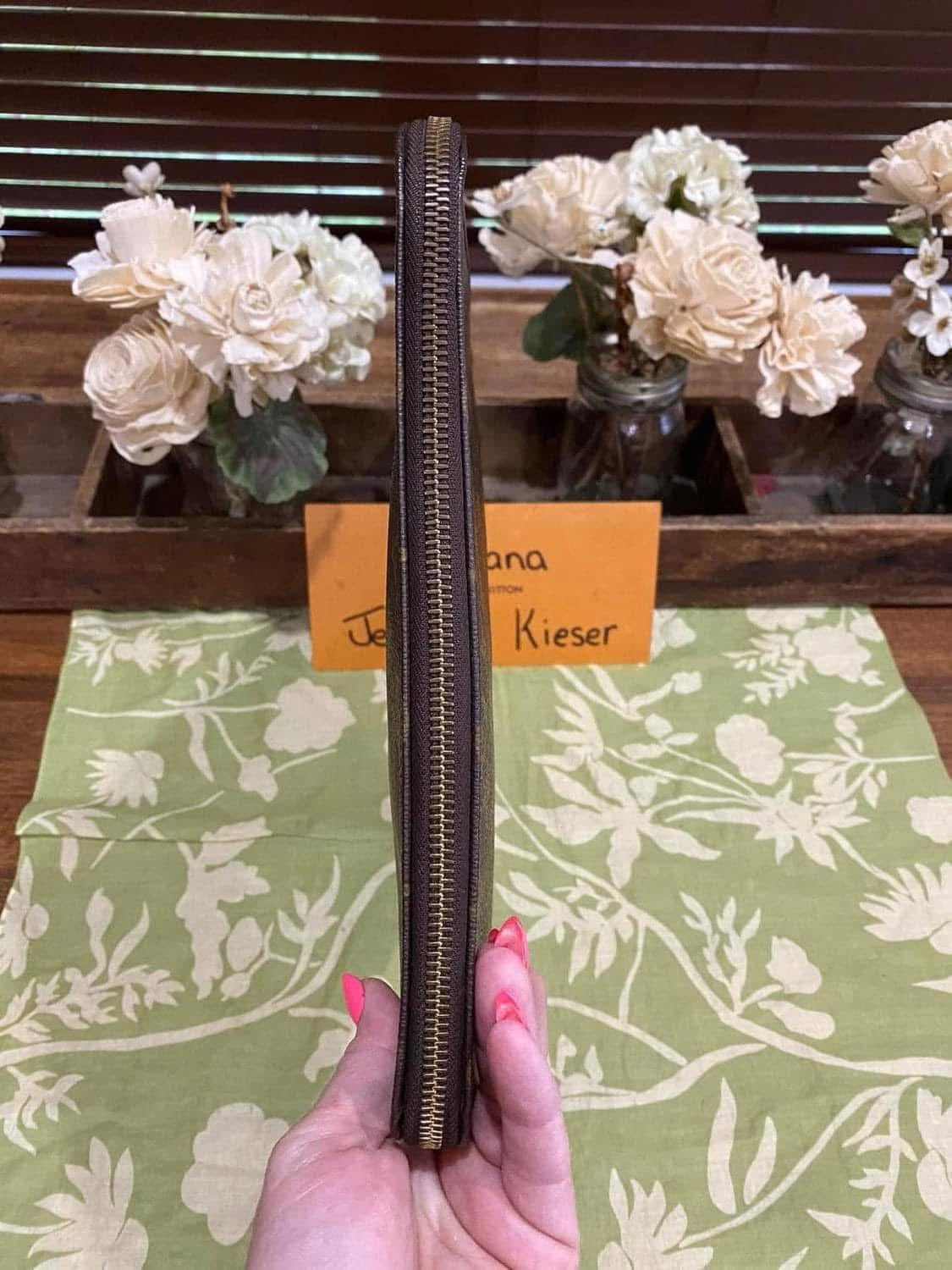 Vintage Porte Document Portfolio Clutch