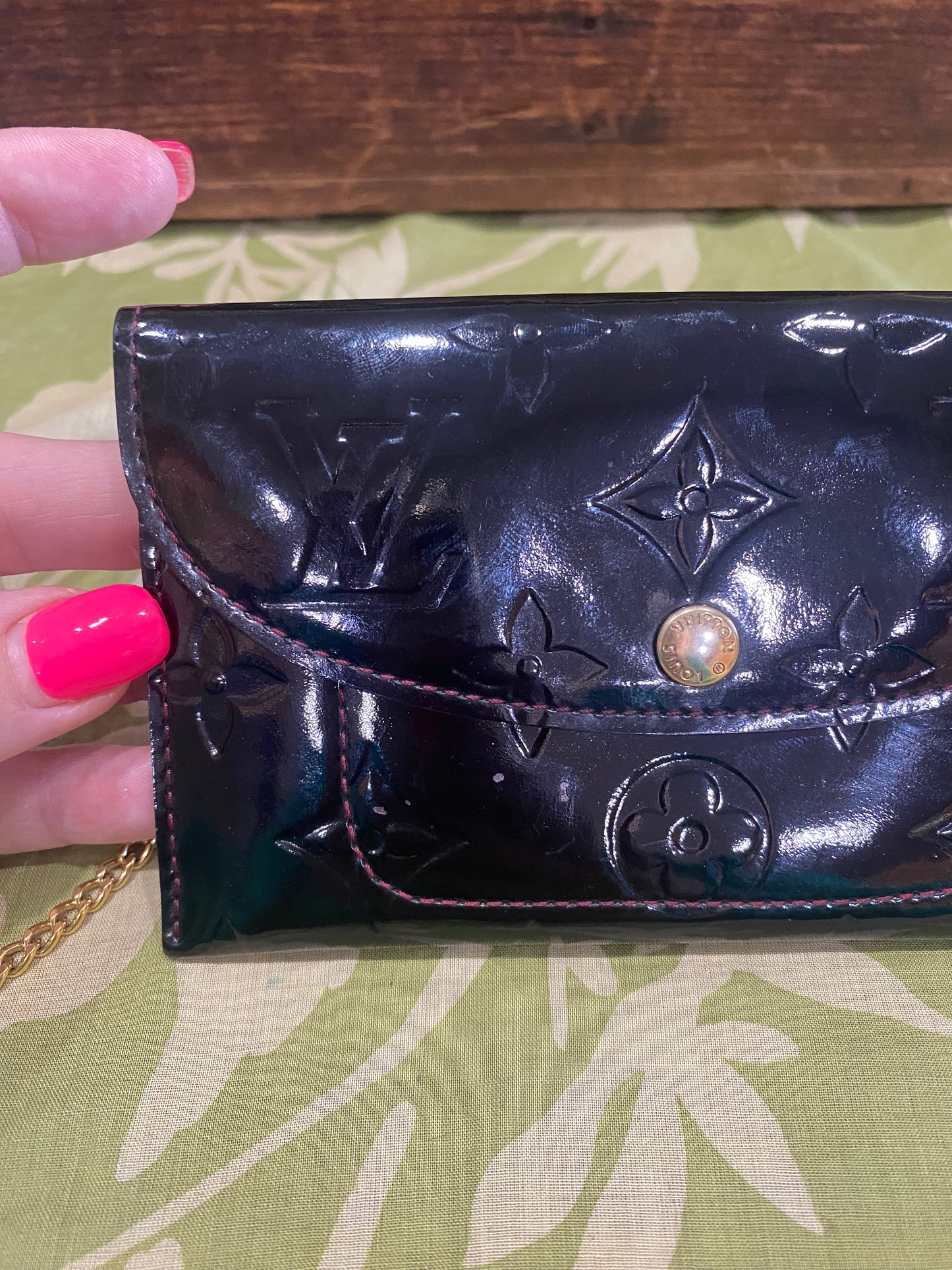 Vernis Envelope Plate Pouch (black)