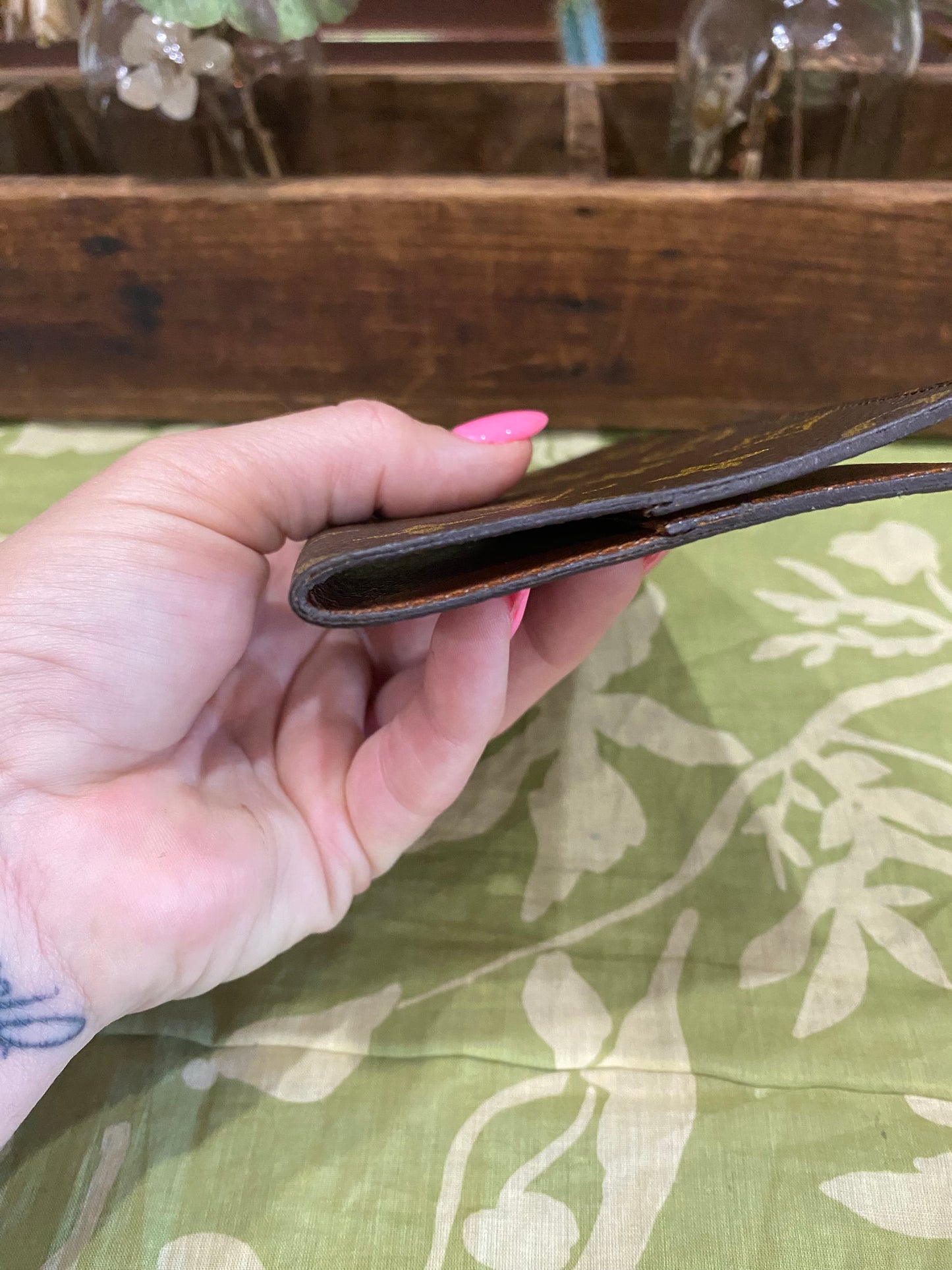 Vintage Checkbook Cover