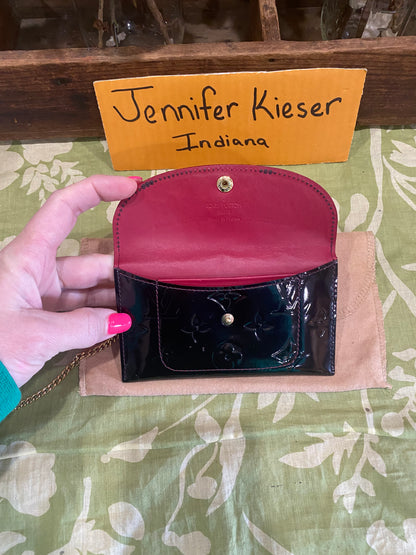 Vernis Envelope Plate Pouch (black)