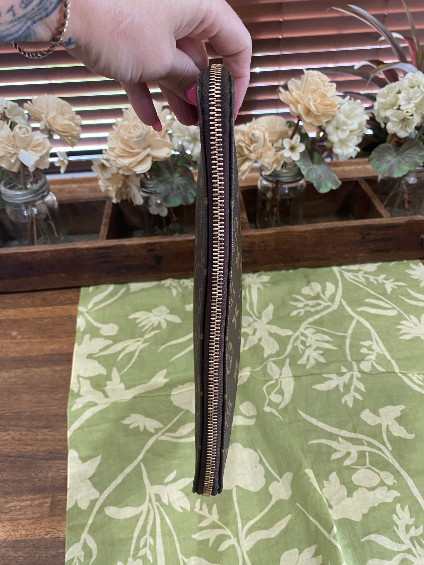 Vintage Porte Document Portfolio Clutch