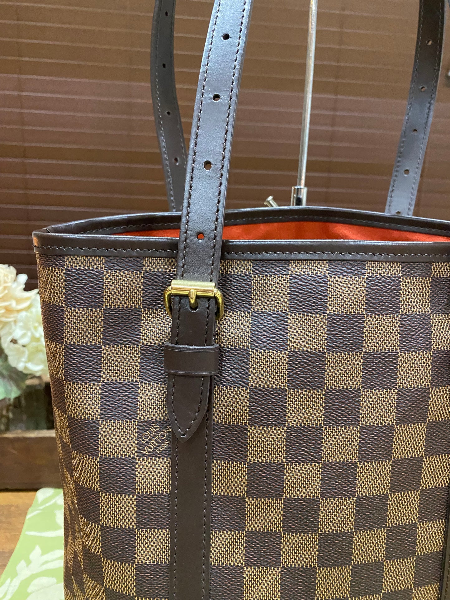 Bucket Bag GM Damier Ebene