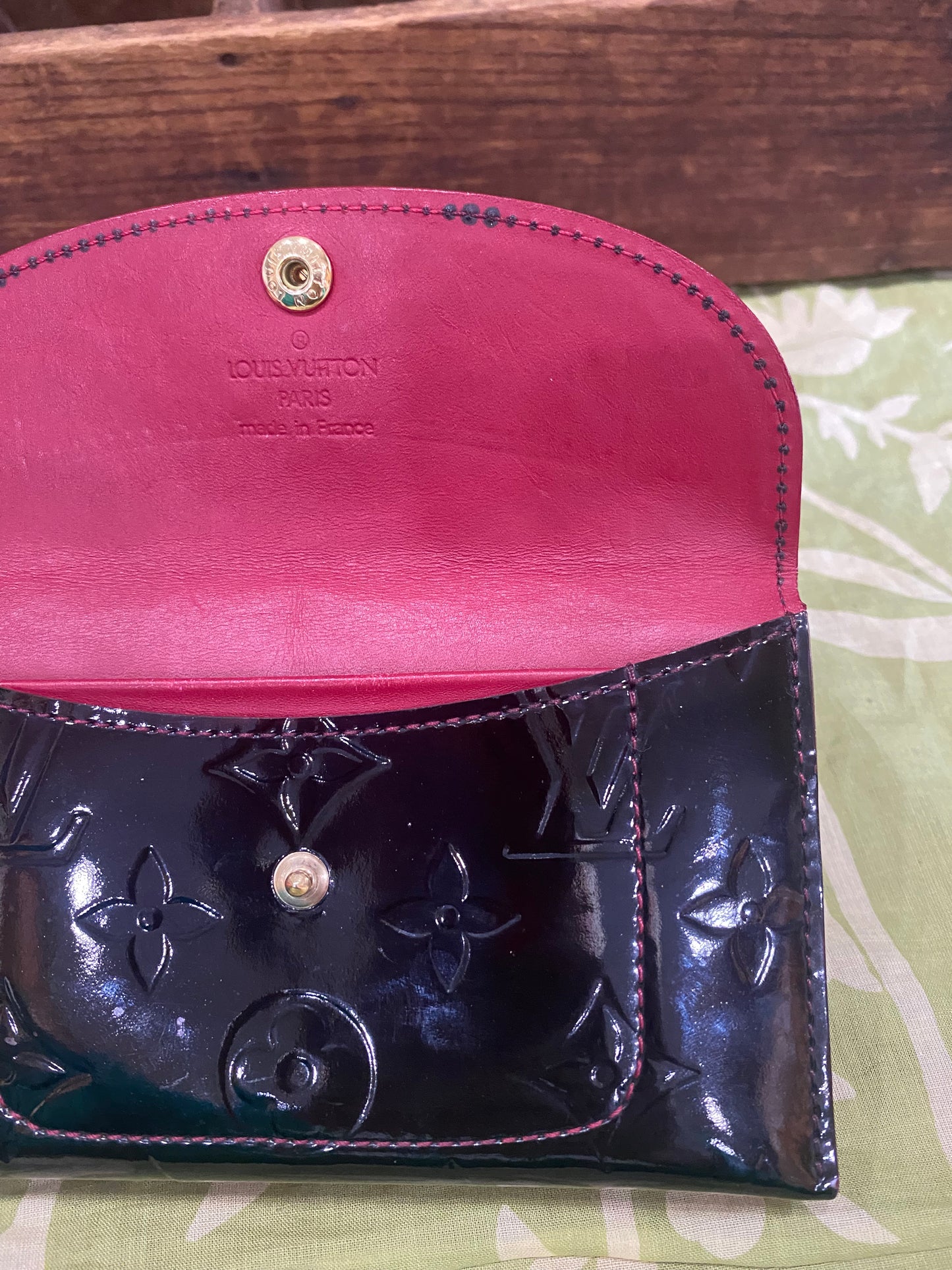 Vernis Envelope Plate Pouch (black)