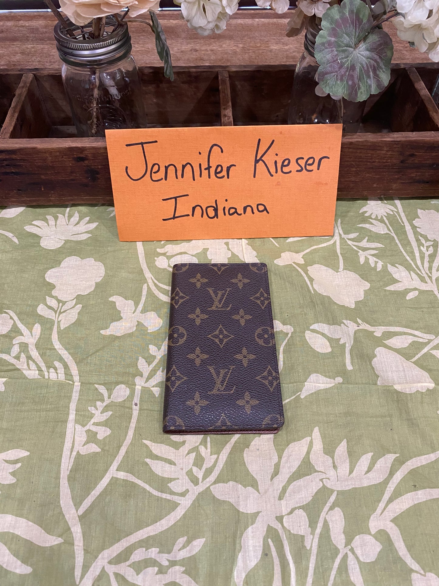 Checkbook Cover (with three credit card slots)
