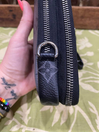 Reverse Monogram Eclipse Double Phone Pouch