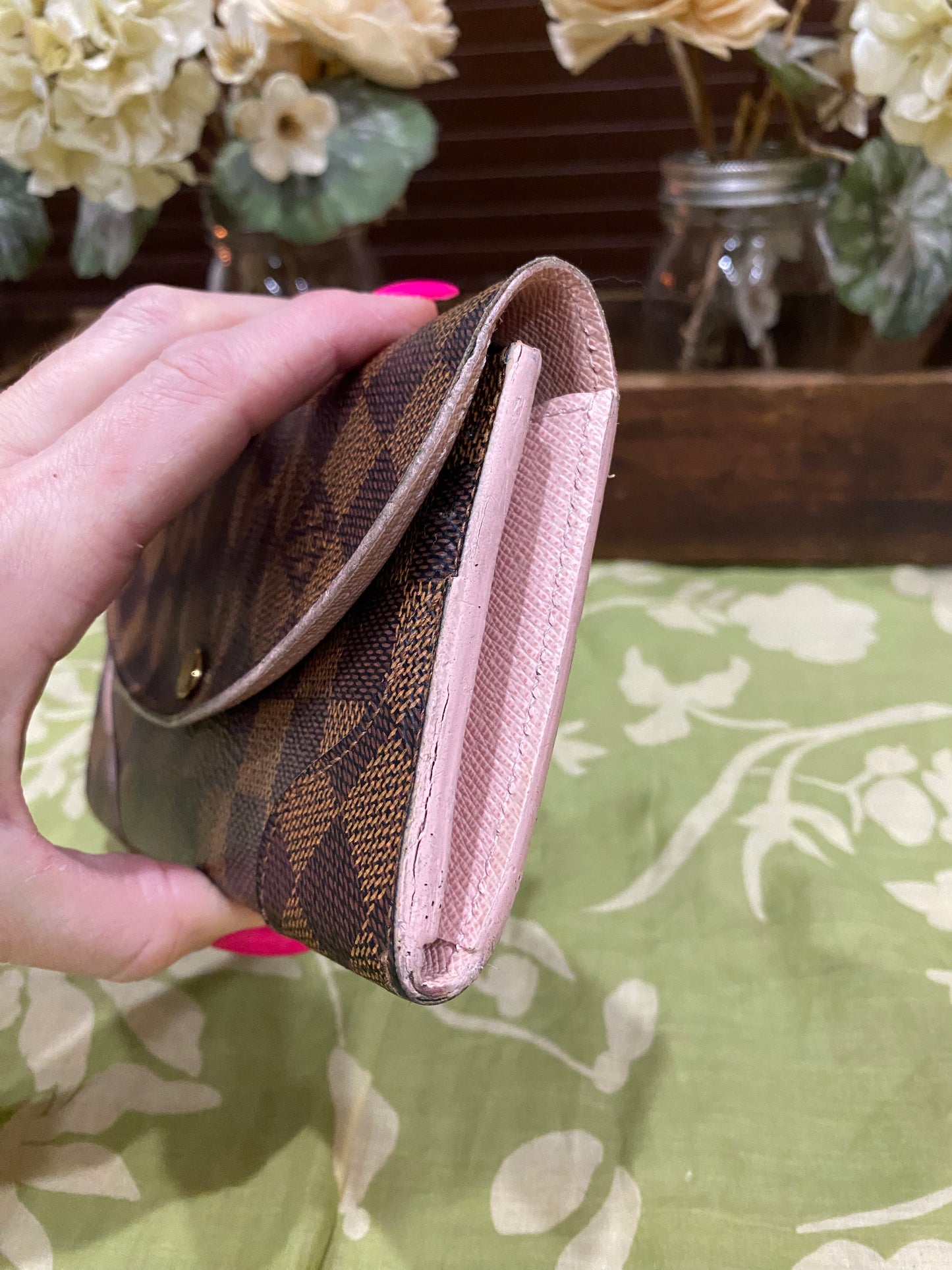 Caissa Wallet in Damier