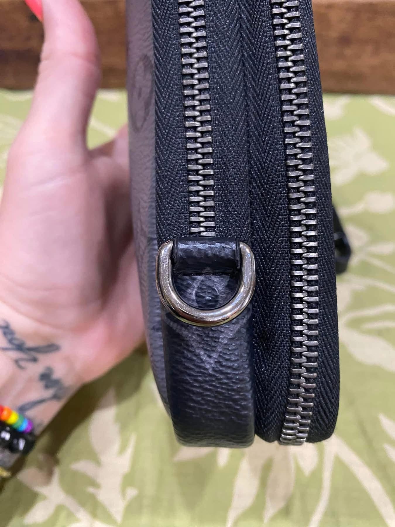 Reverse Monogram Eclipse Double Phone Pouch