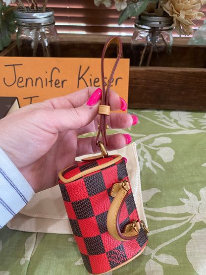 Damier Pop Mini Speedy Bag Charm