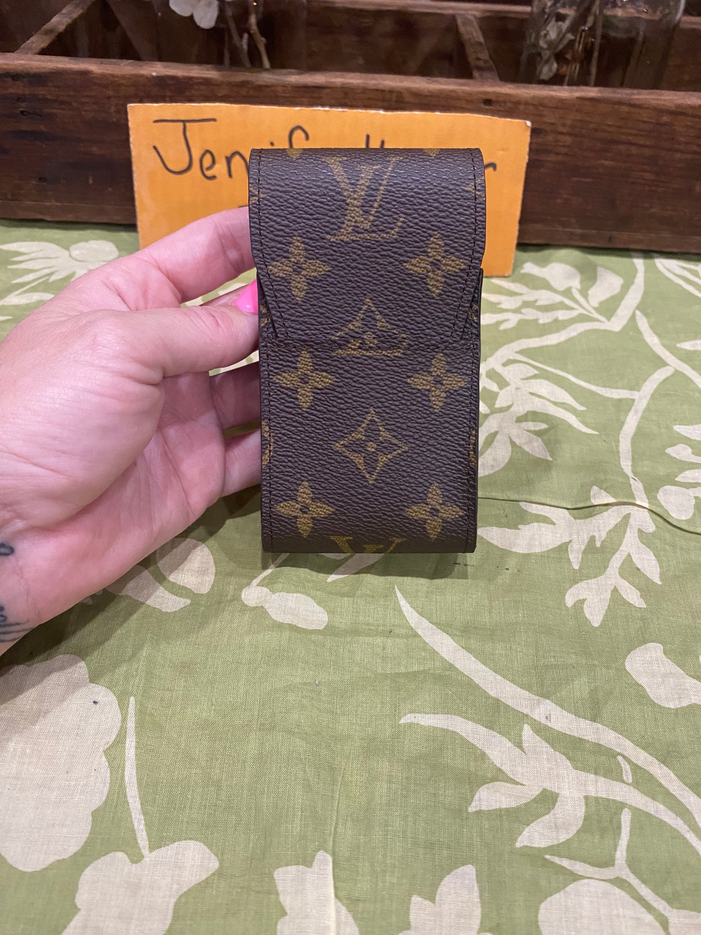 Cigarette Case(holds credit cards, lipstick, tampons, Kleenex..)