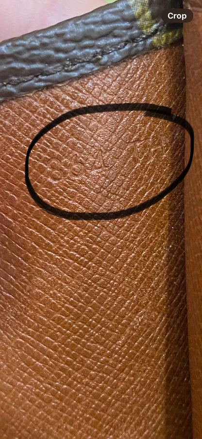 Vintage Porte Document Portfolio Clutch