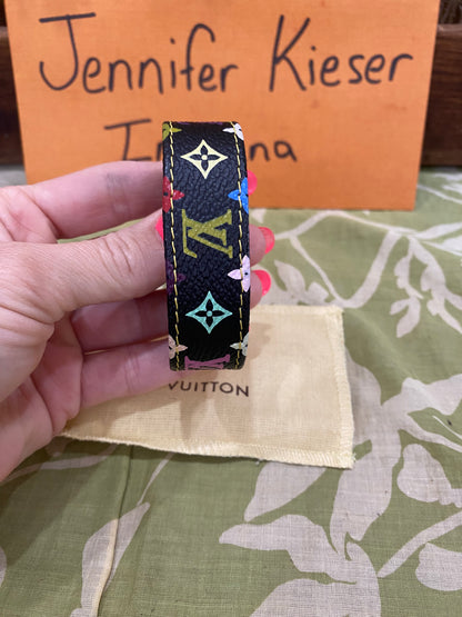 Multicolored Monogram Roppongi/VIP Snap Bracelet
