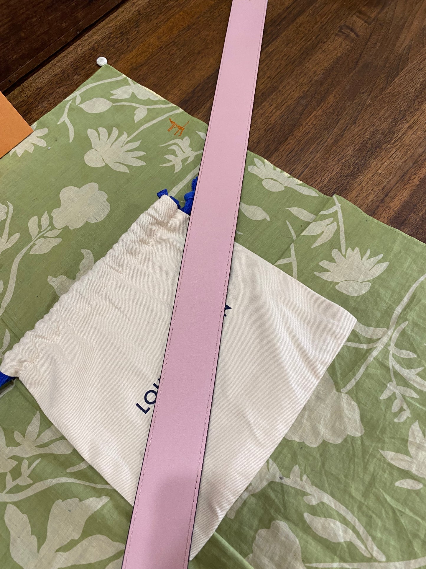 Monogram/Rose Ballerine Bandouliere Shoulder Strap