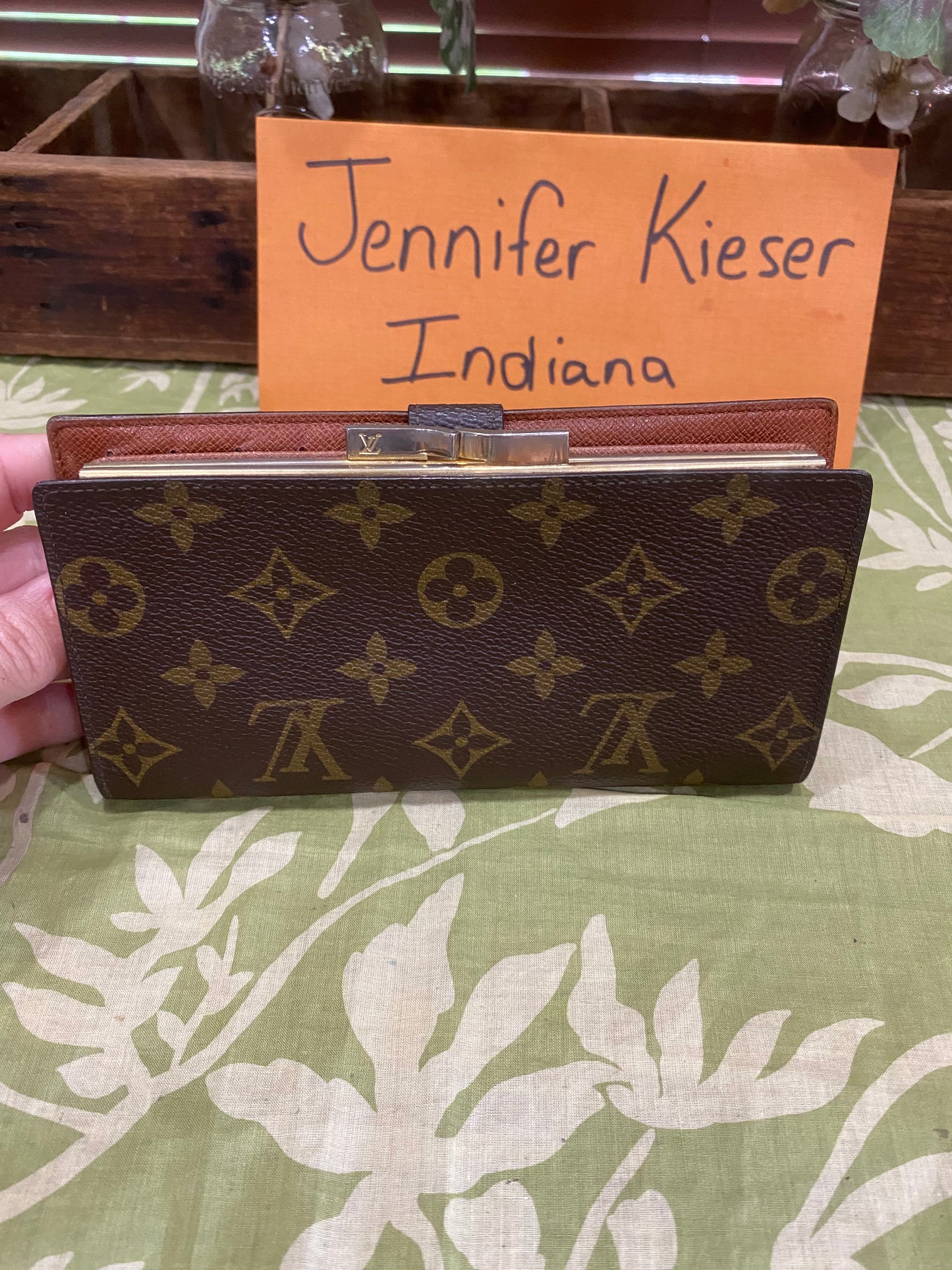 Vintage Kisslock Long Wallet