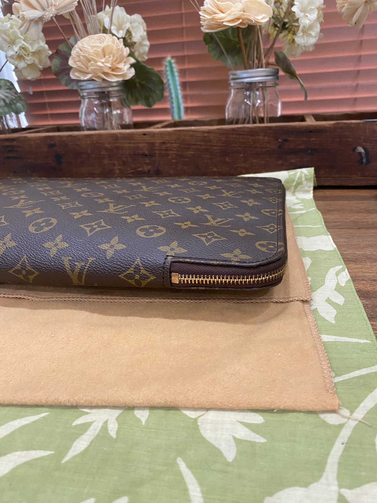 Vintage Porte Document Portfolio Clutch