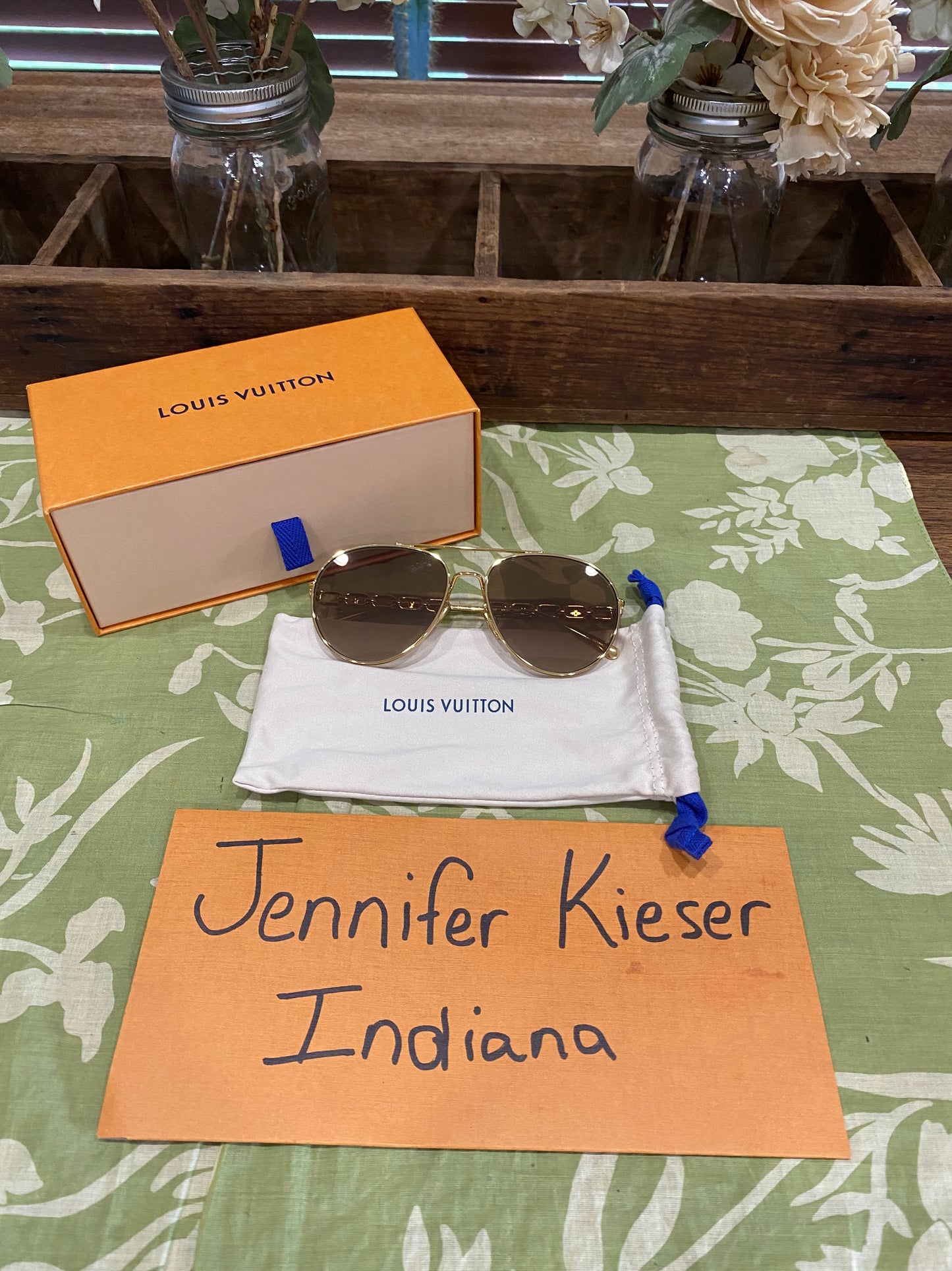 NEW My Chain Pilot Aviator Sunglasses