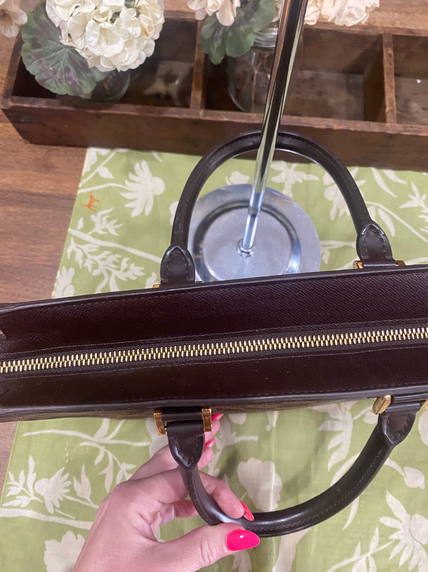 Venice PM Sac Plat in Damier Ebene