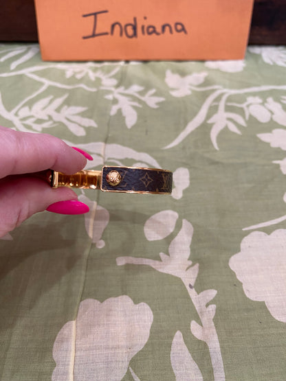 Monogram Jonck Wild Bangle Cuff Bracelet