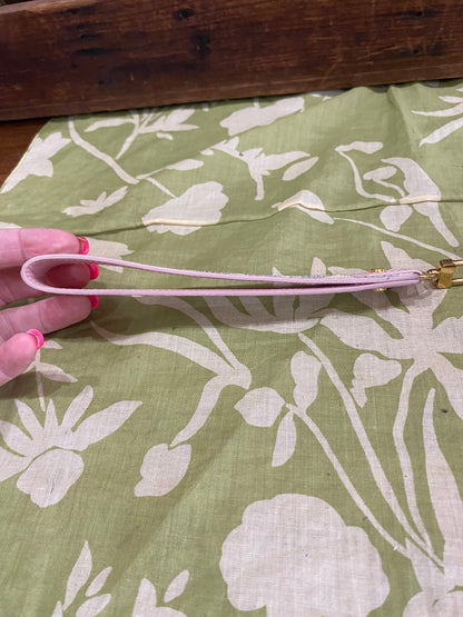 City Pouch- studded DA print with removable wristlet strap