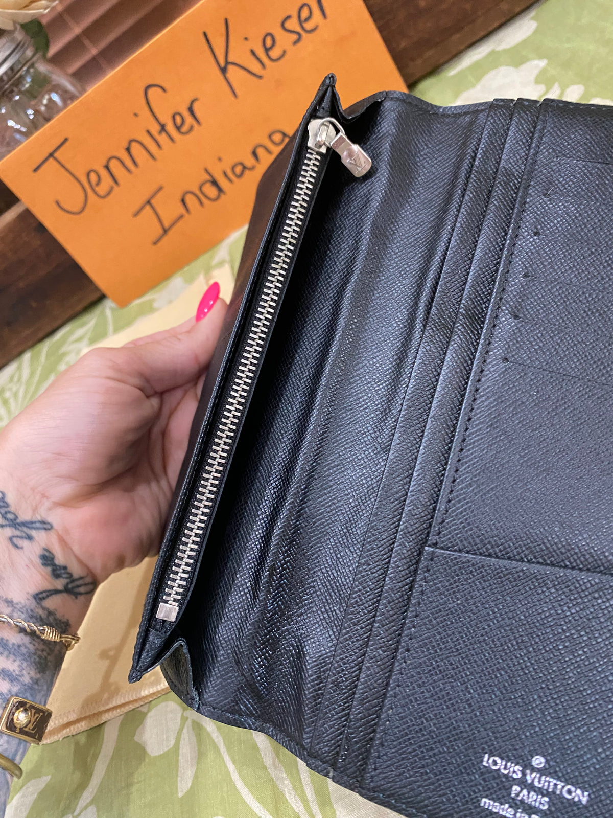 Brazza Wallet in Graphite