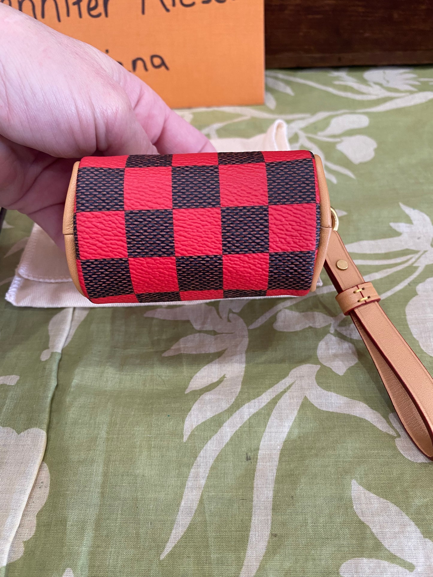 Damier Pop Mini Speedy Bag Charm