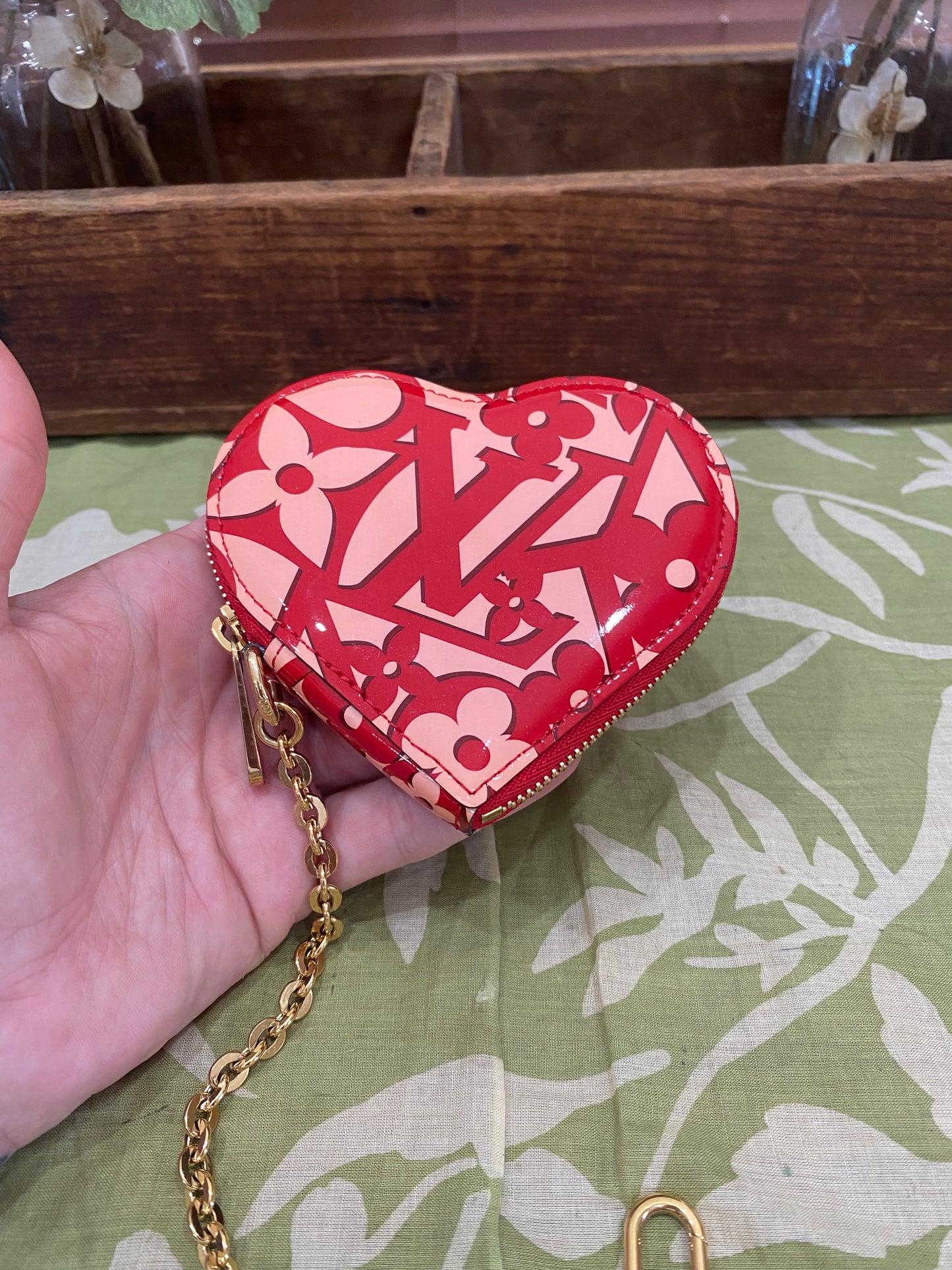 Vernis Sweet Porte Monnaie Coer Heart Coin Purse/Bag Charm