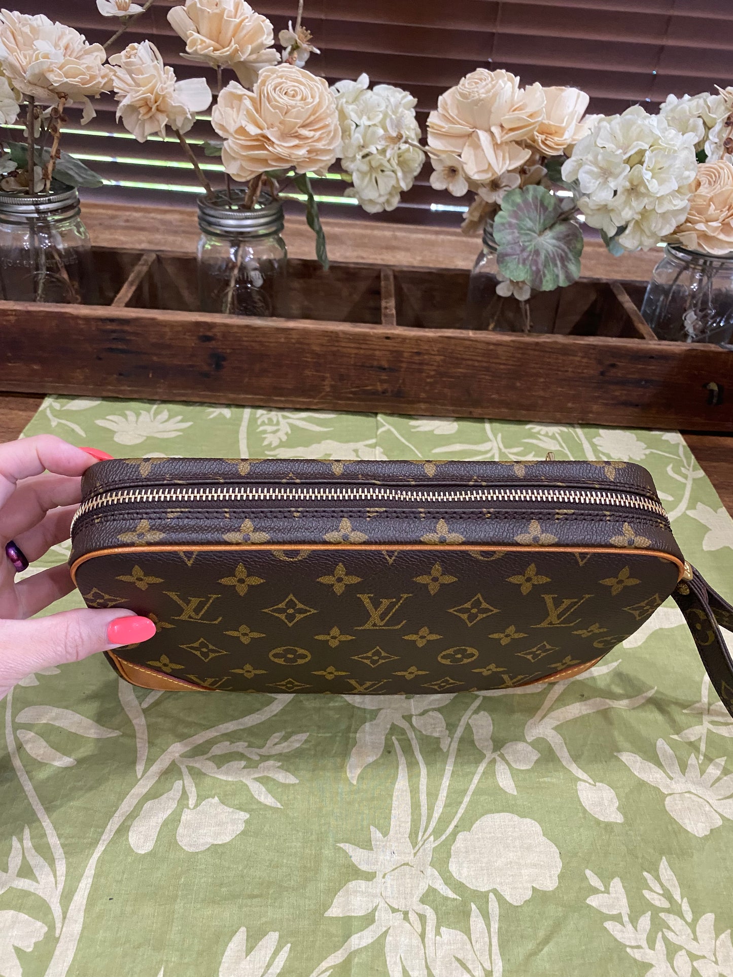 Vintage Marly Dragonne Wristlet Clutch