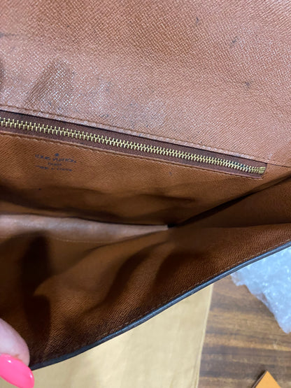 Vintage Porte Document Business Envelope Clutch