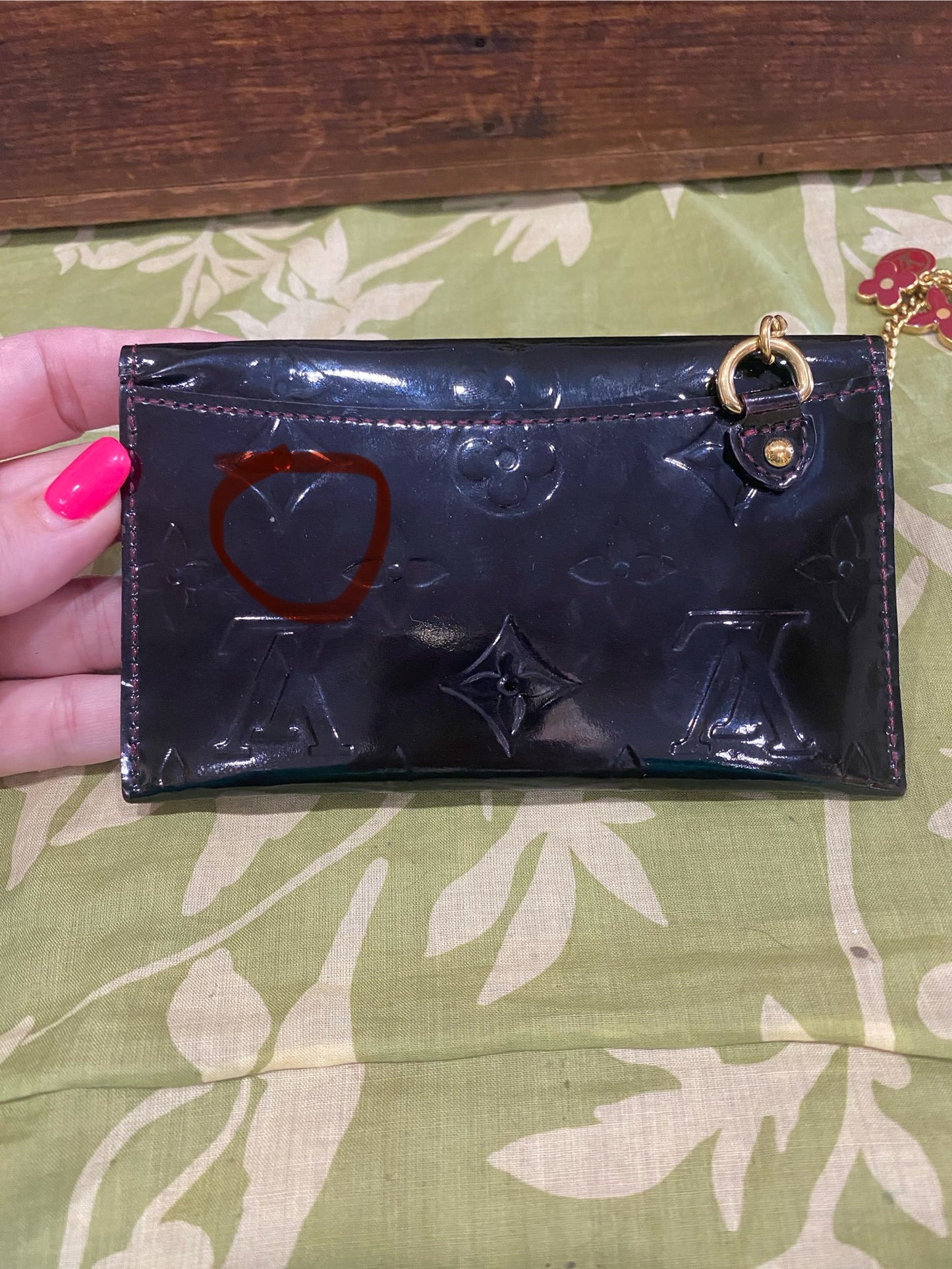 Vernis Envelope Plate Pouch (black)